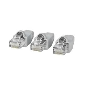 RJ45-liitin CAT6 UTP “Feed Thru” 10kpl +suojat
