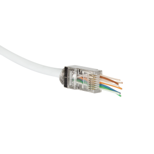 RJ45 Liitin CAT6 STP "Feed Thru" 50kpl