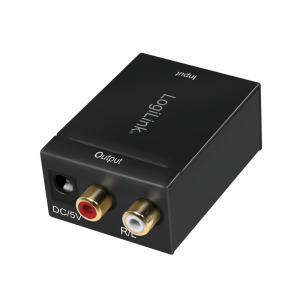Audiomuunnin Toslink / S/PDIF RCA -> 2 x RCA