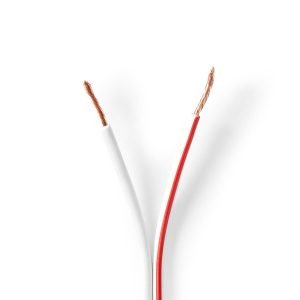 Kaiutinkaapeli 2×1.5mm2 valkoinen