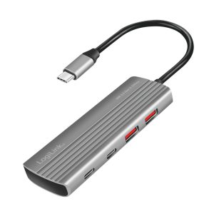 USB3.2 Hubi, 2x USB-A ja 2x USB-C, max 100W