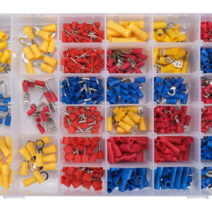 Abiko- ja pääteholkkilajitelma, yhteensä 600kpl liittimiä